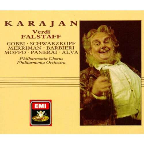 Herbert von Karajan, Giuseppe Verdi, Philharmonia Chorus, Philharmonia Orchestra : Falstaff (2xCD, Album, RM + Box)