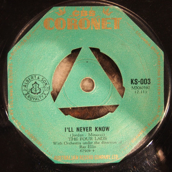 The Four Lads : No, Not Much! (7", Single)