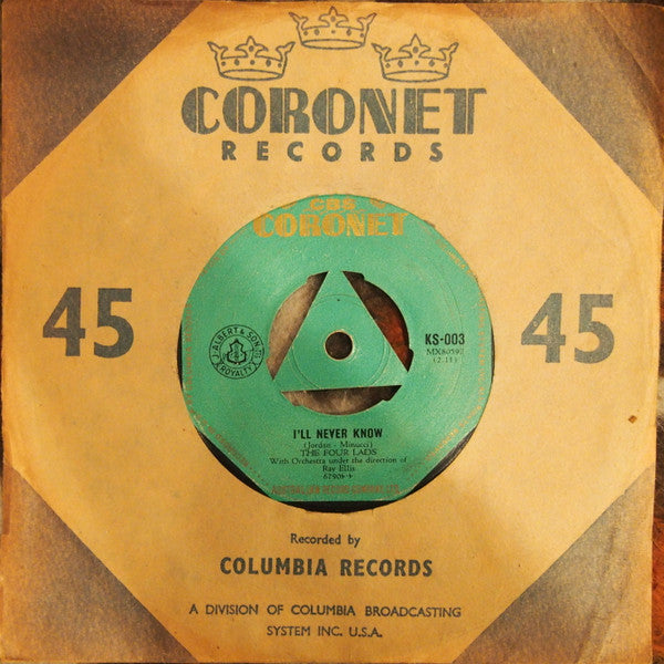The Four Lads : No, Not Much! (7", Single)