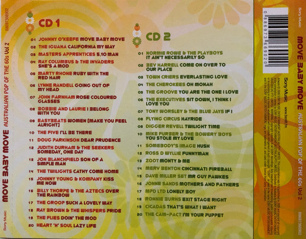 Various : Move Baby Move (Australian Pop Of The 60s Vol 2) (2xCD, Comp)