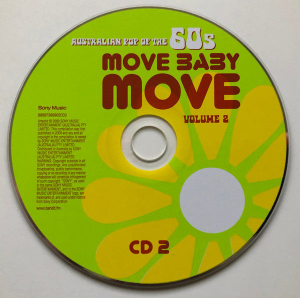 Various : Move Baby Move (Australian Pop Of The 60s Vol 2) (2xCD, Comp)