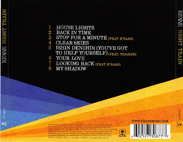 Keane : Night Train (CD, EP)