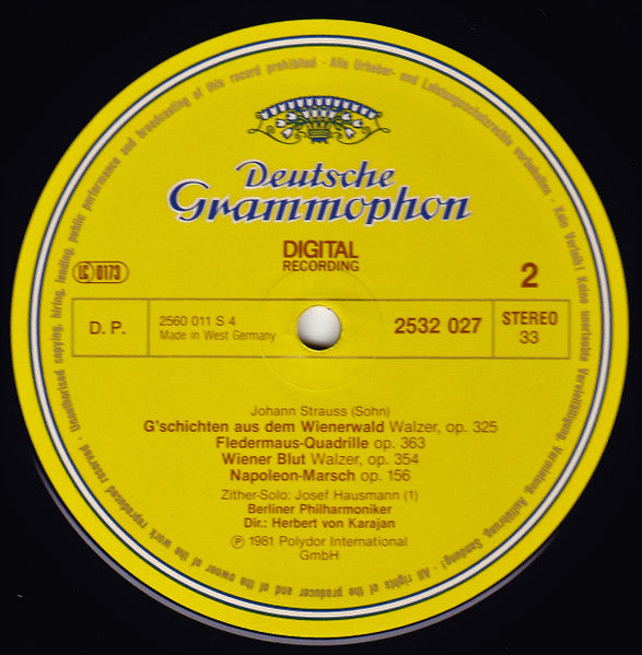 Johann Strauss Sr., Johann Strauss Jr. & Josef Strauss*, Berliner Philharmoniker ∙ Herbert von Karajan : Radetzky-Marsch (LP, Album, RE)