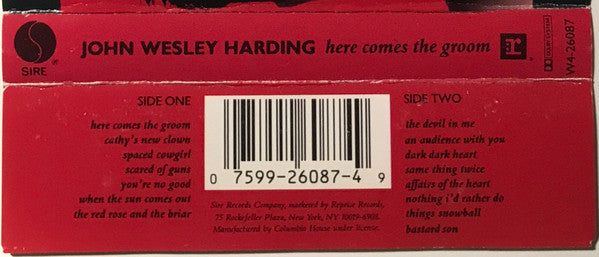 John Wesley Harding : Here Comes The Groom (Cass, Album, Club, CH,)