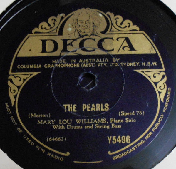 Mary Lou Williams : The Pearls / The Rocks (Shellac, 10")