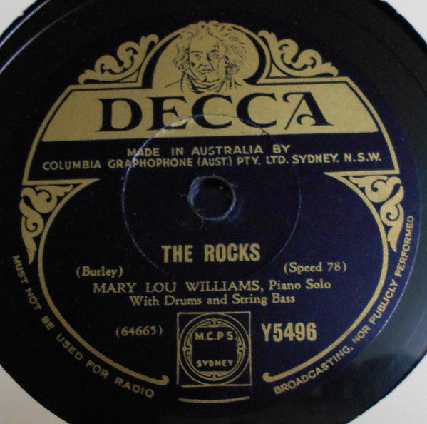 Mary Lou Williams : The Pearls / The Rocks (Shellac, 10")