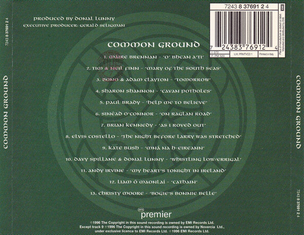 Various : Common Ground (CD, Album, Comp)