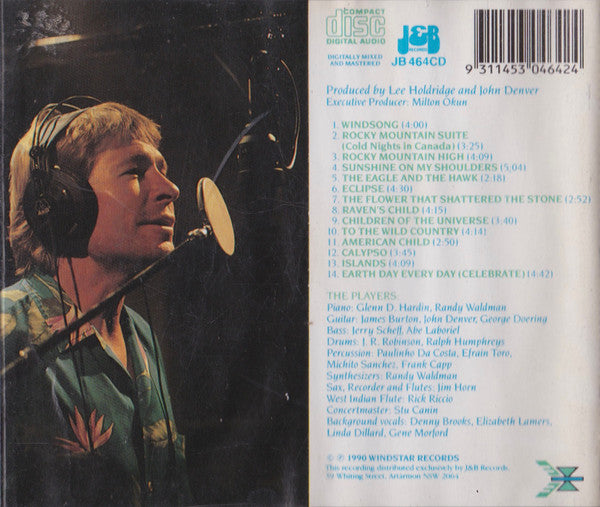John Denver : Earth Songs (CD, Album)