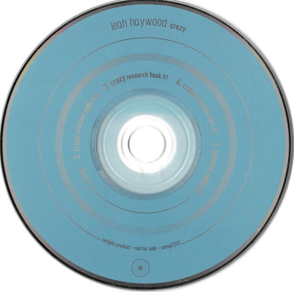 Leah Haywood : Crazy (CD, Single, Promo, Car)