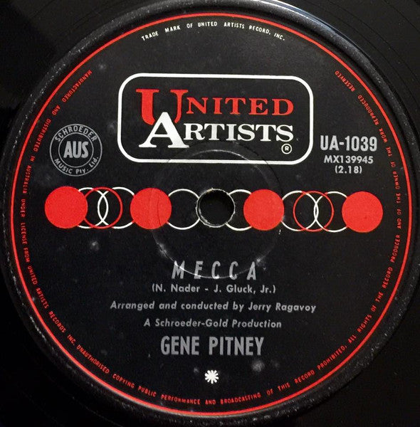 Gene Pitney : Mecca (7", Single)
