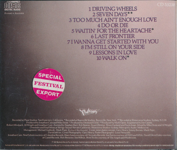 Jimmy Barnes : Freight Train Heart (CD, Album)