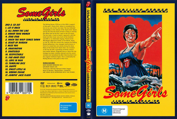 The Rolling Stones : Some Girls Live In Texas '78 (DVD-V, Multichannel, NTSC + CD, Album)