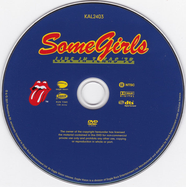 The Rolling Stones : Some Girls Live In Texas '78 (DVD-V, Multichannel, NTSC + CD, Album)