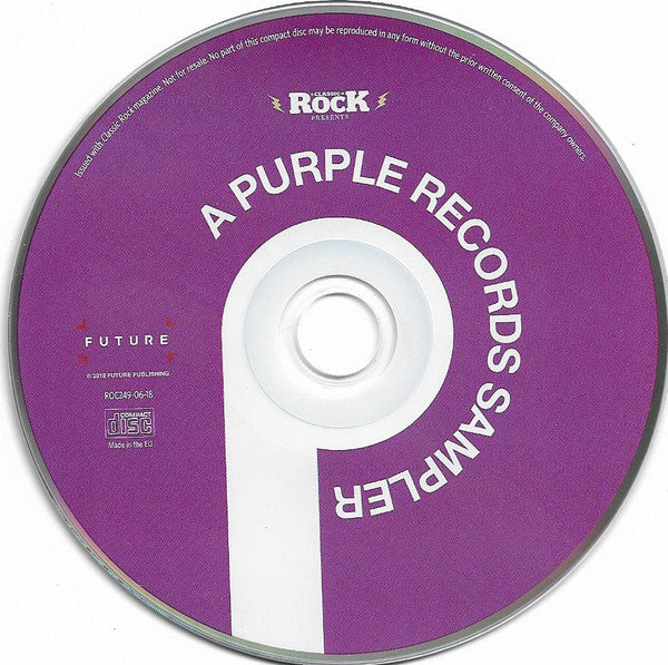 Various : A Purple Records Sampler (CD, Comp, Smplr)