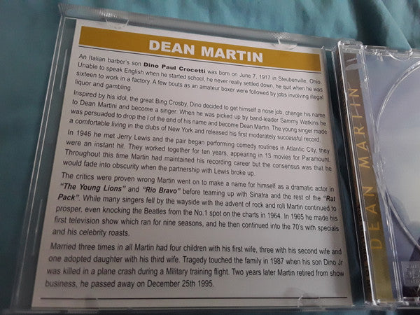 Dean Martin : You Belong To Me (CD, Comp, RM)