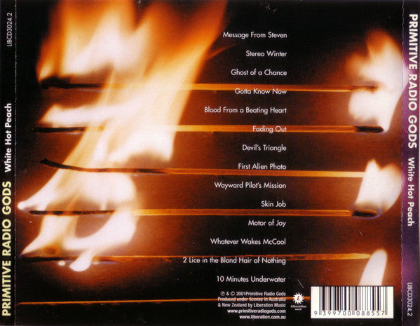 Primitive Radio Gods : White Hot Peach (CD, Album)