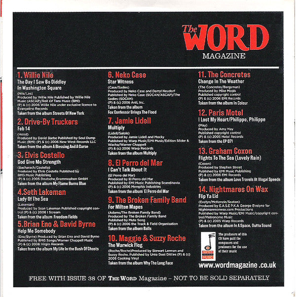 Various : Now Hear This! (14 Great Tunes Hand-Picked By The Word) (CD, Comp, Promo, Car)