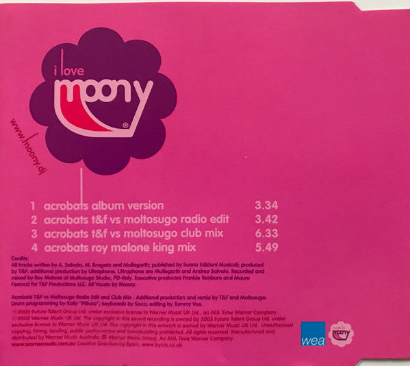 Moony : Acrobats (Looking For Balance) (CD, Single)