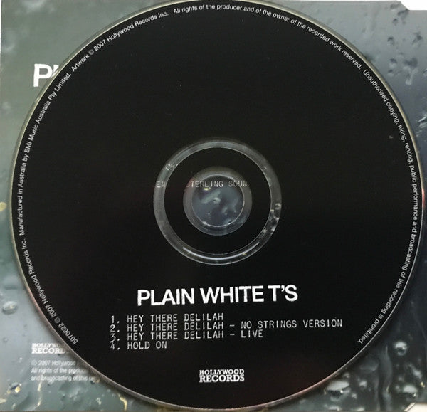 Plain White T's : Hey There Delilah (CD, Single)
