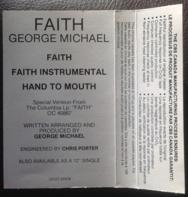 George Michael : Faith (Cass, Maxi)