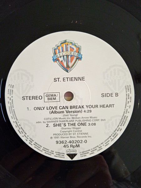 St. Etienne* : Only Love Can Break Your Heart (12")