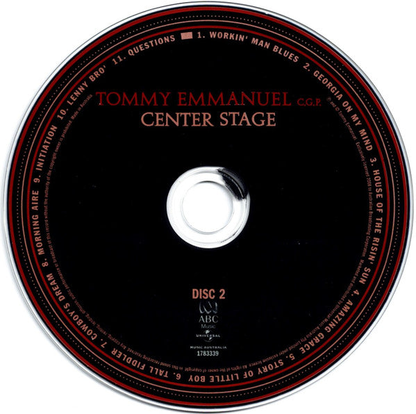 Tommy Emmanuel : Center Stage (2xCD)