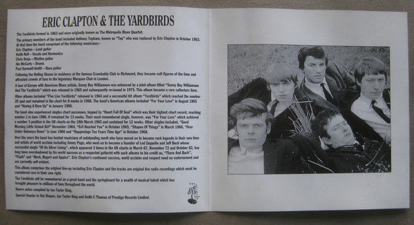 Eric Clapton & The Yardbirds : Rarities (CD, Comp)
