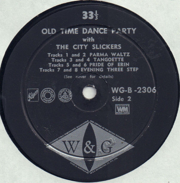 The City Slickers (5) : Old Time Dance Party (LP, Album)
