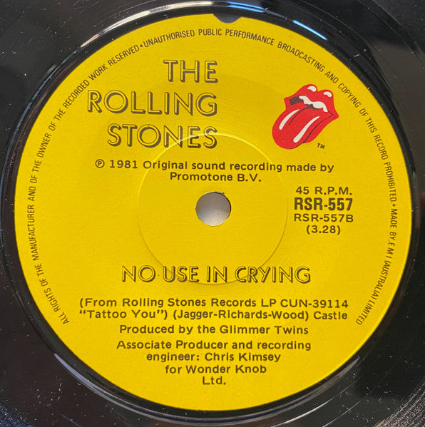 The Rolling Stones : Start Me Up (7", Single, Pic)