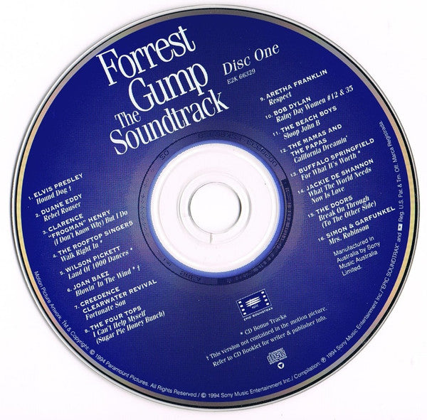 Various : Forrest Gump - The Soundtrack (2xCD, Comp, RE)