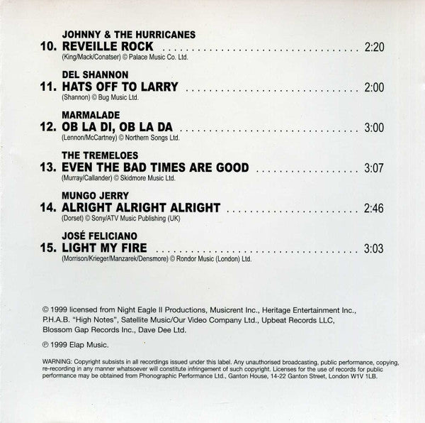 Various : Rock The World (CD, Comp)