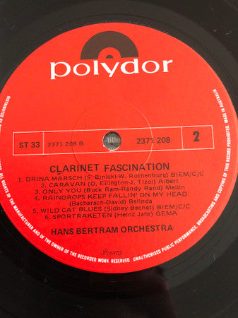 Henry Arland / Orchester Hans Bertram : Clarinet Fascination (LP, Album)