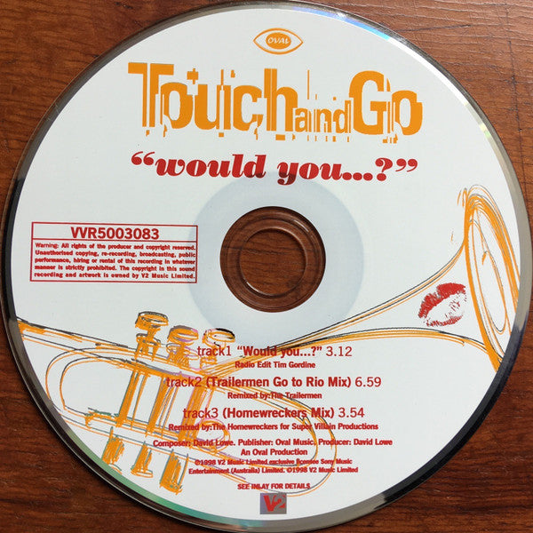 Touch And Go : Would You...? (CD, Single)