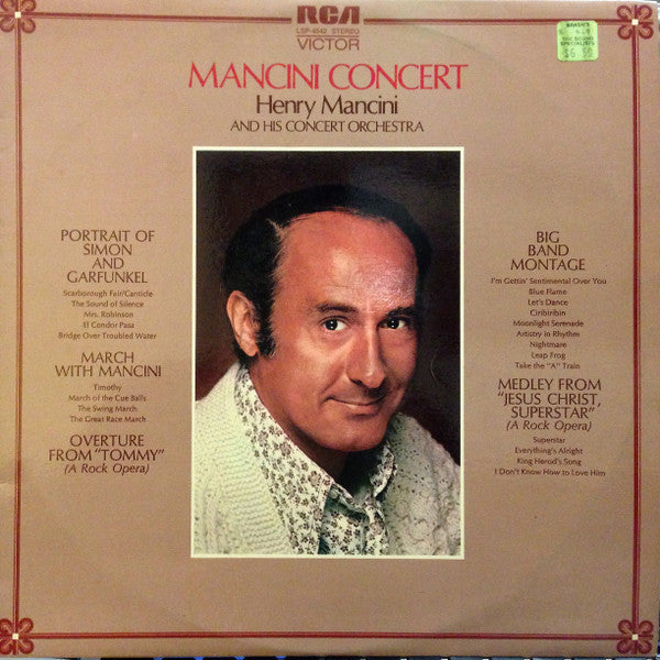 Henry Mancini And His Orchestra : Mancini Concert (LP, Album)