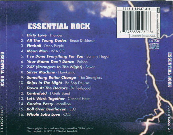Various : Essential Rock (CD, Comp)