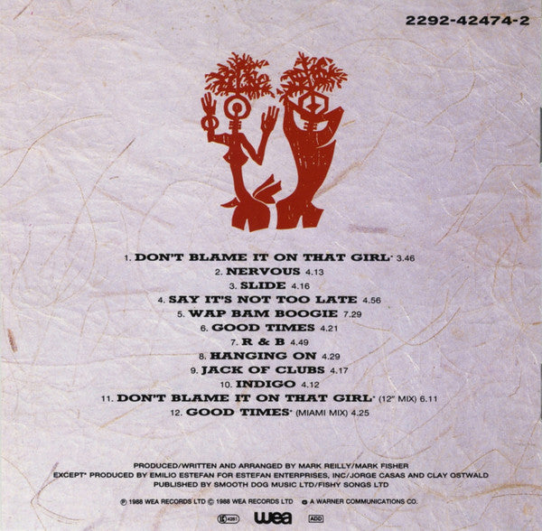 Matt Bianco : Indigo (CD, Album)