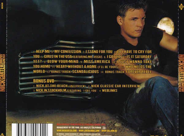 Nick Carter (2) : Now Or Never (CD, Album, Copy Prot. + DVD-V, PAL + Ltd)