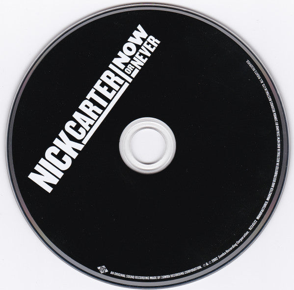 Nick Carter (2) : Now Or Never (CD, Album, Copy Prot. + DVD-V, PAL + Ltd)