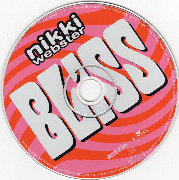 Nikki Webster : Bliss (CD, Album + DVD-V + Album, Ltd)