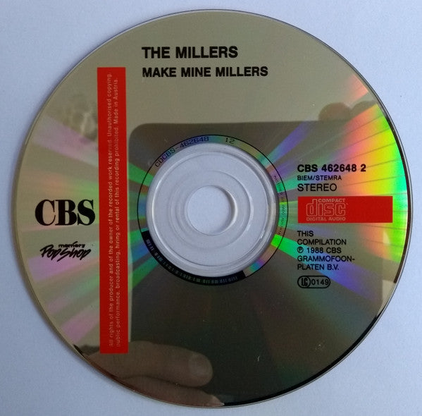 The Millers* : Make Mine Millers (CD, Comp, Mem)