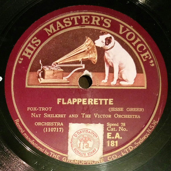 Nat Shilkret And The Victor Orchestra : The Doll Dance / Flapperette (Shellac, 10")
