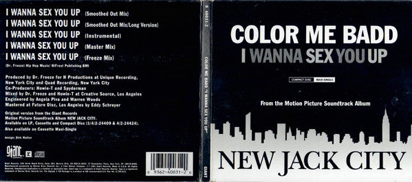 Color Me Badd : I Wanna Sex You Up (CD, Maxi, Dig)