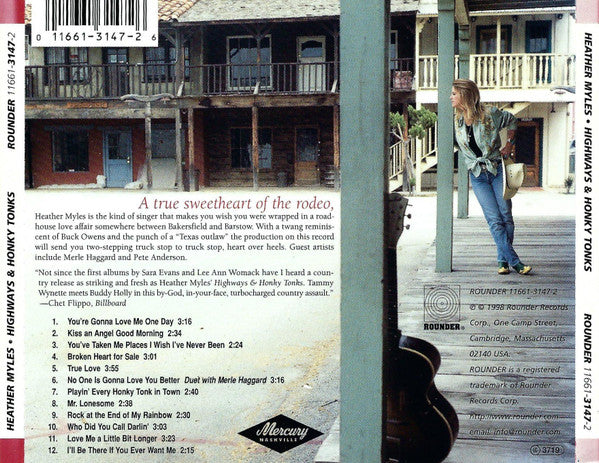 Heather Myles : Highways & Honky Tonks (CD, Album)