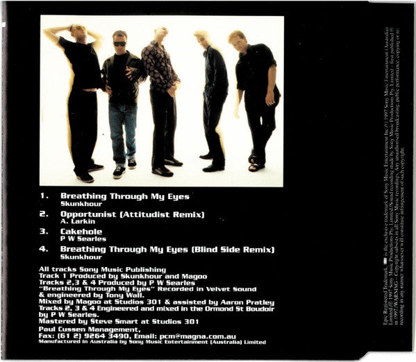 Skunkhour : Breathing Through My Eyes (CD, Single)