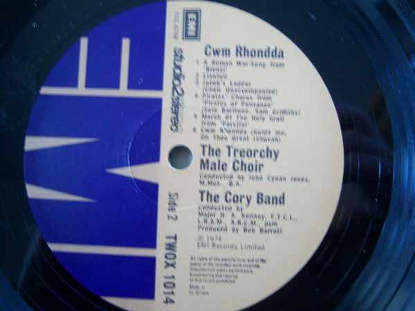 Treorchy Male Choir And The Cory Band : Cwm Rhondda (LP, Album)