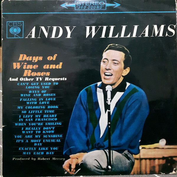 Andy Williams : Days Of Wine And Roses (LP, Album)