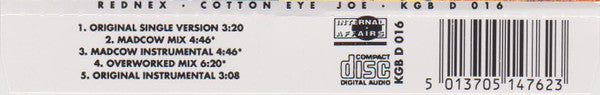 Rednex : Cotton Eye Joe (CD, Single)