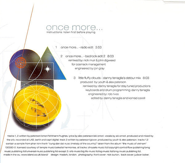 The Orb : Once More... (CD, Single, CD1)