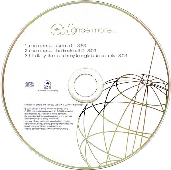 The Orb : Once More... (CD, Single, CD1)