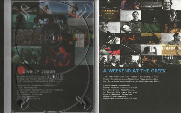 Jack Johnson And Friends Of Jack Johnson : A Weekend At The Greek. / Jack Johnson Live In Japan (2xDVD-V, NTSC)